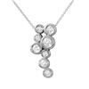 Image 1 : 0.50 CTW Diamond Necklace 14K White Gold - REF-53M3F