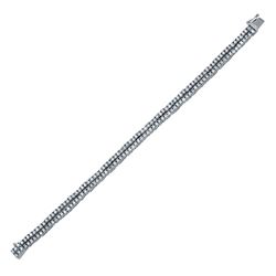 3.54 CTW Diamond Bracelet 14K White Gold - REF-281W9H