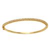 Image 1 : 0.84 CTW Diamond Bangle 14K Yellow Gold - REF-92W2H