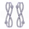 Image 1 : 0.19 CTW Diamond Earrings 14K White Gold - REF-22Y9X