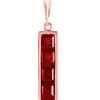 Image 1 : Genuine 2.5 ctw Ruby Necklace 14KT Rose Gold - REF-43A6K