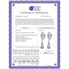 Image 2 : Genuine 2.25 ctw Tanzanite Earrings 14KT Rose Gold - REF-89M2T