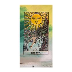 Tarot, The Sun by Steve Kaufman (1960-2010)