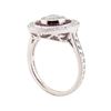 Image 4 : 1.19 ctw Ruby and Diamond Ring - Platinum