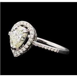 0.90 ctw Diamond Ring - 14KT White Gold