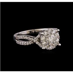 1.35 ctw Diamond Ring - 14KT White Gold