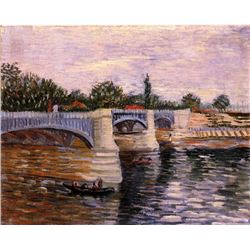 Van Gogh - The Seine With The Pont De La Grande Jette