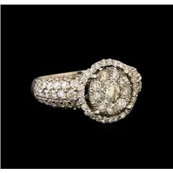 14KT White Gold 2.62 ctw Diamond Ring