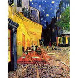 Van Gogh - The Cafe Terrace On The Place Du Forum Arles At Night