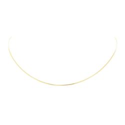 18 Inch Rounded Snake Chain - 14KT Yellow Gold