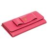 Image 5 : Prada Pink Saffiano Leather Lux Fiocco Bow Wallet