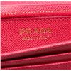 Image 7 : Prada Pink Saffiano Leather Lux Fiocco Bow Wallet
