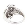 Image 3 : 0.65 ctw Diamond Fluid Motion Split Shank Channel Set Ring - 10KT White Gold