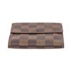 Image 4 : Louis Vuitton Damier Ebene Canvas Leather Elise Wallet