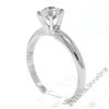 Image 9 : Platinum 0.60 ctw Prong Set Round Brilliant Diamond Solitaire Engagement Ring