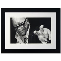 "Quincy Jones" Limited Edition Giclee by Rob Shanahan, Numbered and Hand Signed with COA. This piece