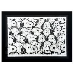 Tom Everhart- Hand Pulled Original Lithograph "Crashing the Party"