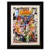 Image 1 : Mr. Brainwash, "The Heroes (Justice League)" Framed Limited Edition Silk Screen. Hand Signed and Num