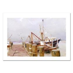 Pino (1939-2010)  Safe Harbor  Limited Edition Giclee. Numbered and Hand Signed; Certificate of Auth