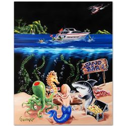  Sand Bar 1  Mural Limited Edition Hand-Embellished Giclee on Canvas (42  x 53 ) by Michael Godard, 