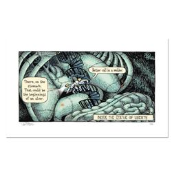Bizarro, "Inside Liberty" Numbered Limited Edition Hand Signed by creator Dan Piraro; Letter of Auth