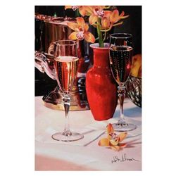 Nobu Haihara, "Cymbidium" Limited Edition Canvas, Signed and with COA.