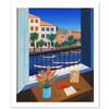 Image 1 : "Window on Bonifacio" Limited Edition Serigraph by Fanch Ledan, Numbered and Hand Signed with Certif