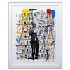 Image 1 : Mr. Brainwash (Born 1966)- Original Mixed Media on Paper "Einstein no. 1, 2015"