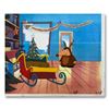 Image 1 : The Pink Panther Show Original Production Cel and Production Sketch. Includes letter of authenticity