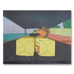 The Pink Panther Show Original Production Cel and Production Sketch. Includes letter of authenticity
