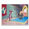 Image 1 : The Pink Panther Show Original Production Cel and Production Sketch. Includes letter of authenticity