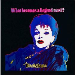 Andy Warhol- Screenprint in colors "Blackglama (Judy Garland)"