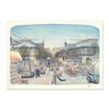 Image 1 : Rolf Rafflewski, "Les Halles" Limited Edition Lithograph, Numbered and Hand Signed.