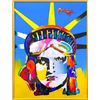 Image 2 : Peter Max- Original Mixed Media "Liberty Head"