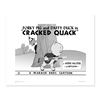 Image 1 : "Cracked Quack" Numbered Limited Edition Giclee from Warner Bros. with Certificate of Authenticity.