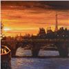 Image 2 : Howard Behrens (1933-2014), "Twilight On The Seine II" Limited Edition on Canvas, Numbered and Signe