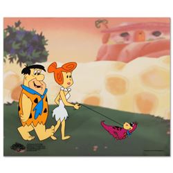 "The Flintstones Walking Dino" Limited Edition Sericel from the Popular Animated Series The Flintsto