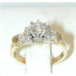 7115 14K Gold Diamond Ring