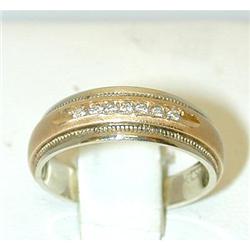 6007 14K Gold Ring w/ Diamonds