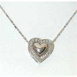 6010 14KW Gold Necklace w/ Diamonds Pendant