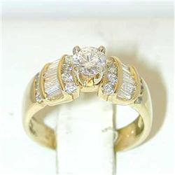 7245 14K Gold Diamond Ring