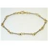 Image 1 : 6030 14K 2 Tone Gold Bracelet