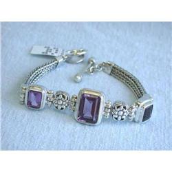 6069 Silver Bracelet with Amethyst