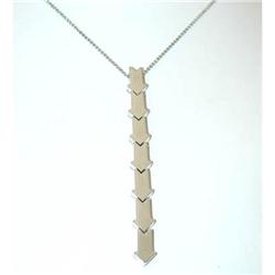 6110 ENIGMA "Gianni Bulgari" 18KW Gold Necklace w/Penda