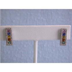 6153 E.F.J. 18k Ladies Fashion Earrings