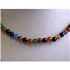 Image 1 : 6179 Multi-colored Agate Stones with Silver Clasp