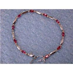 6189 White Gold Bracelet with Diamonds and Topaz