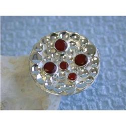 6199 Silver Ring with Gemstone