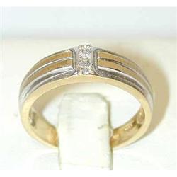 7345 14K TT Gold Diamond Ring