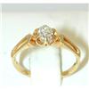 Image 1 : 4850 18K Gold Diamond Ring